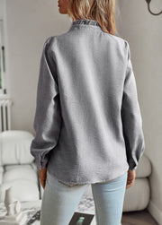 Ambre - Blouse Avec Col Et Boutons Pour Un Look Classique