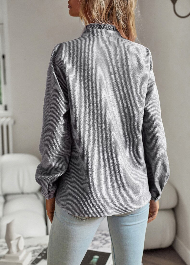 Ambre - Blouse Avec Col Et Boutons Pour Un Look Classique