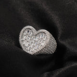 Bague coeur diamant — Doumira