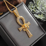 Collier croix ankh — Doumira