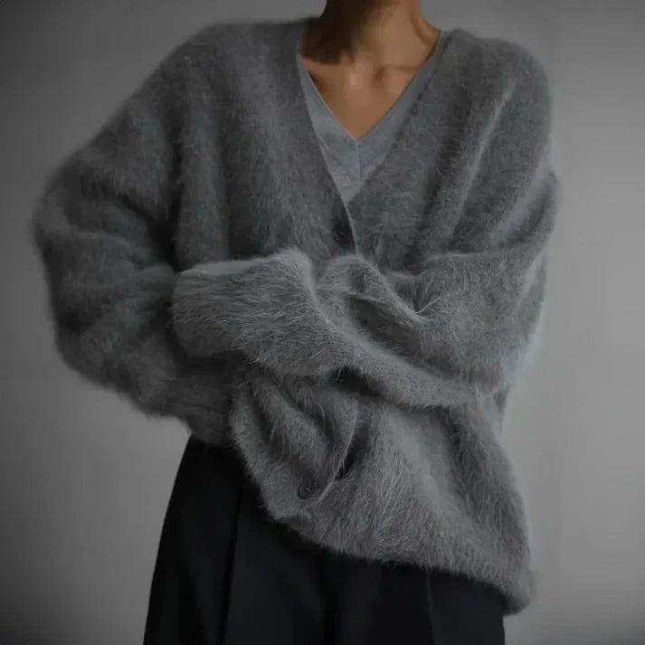 Gabrielle - Cardigan Cachemire Élégant Confortable Femme