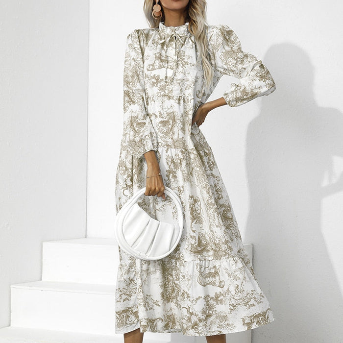 Marine - Robe Maxi D'Été Élégante