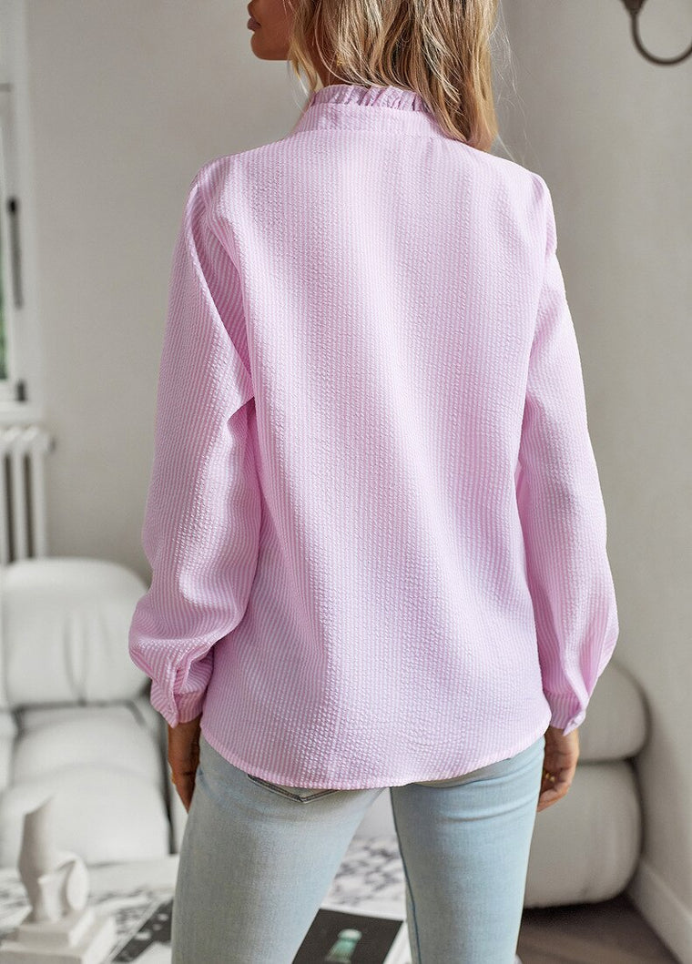 Ambre - Blouse Avec Col Et Boutons Pour Un Look Classique