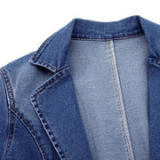 Ella - Veste Blazer Femme En Denim Moderne - Élégante Et Décontractée - Femme