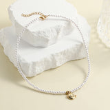 Collier perle planete — Doumira