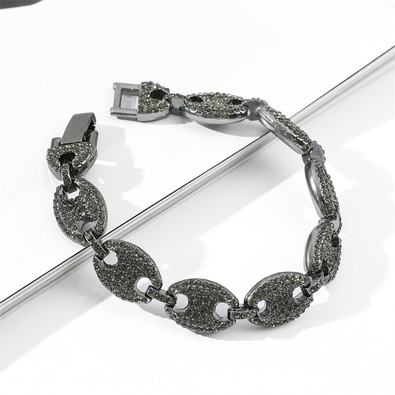 Bracelet graine de café diamant — Doumira