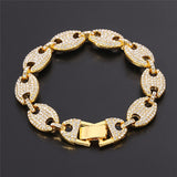 Bracelet graine de café diamant — Doumira