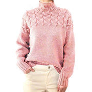 Éléonore - Pull Cachemire Col Roulé Oversize Maille Femme