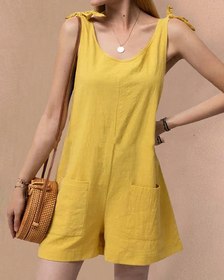Blandine - Combinaison Sans Manches Tendance Pour Un Look Minimaliste