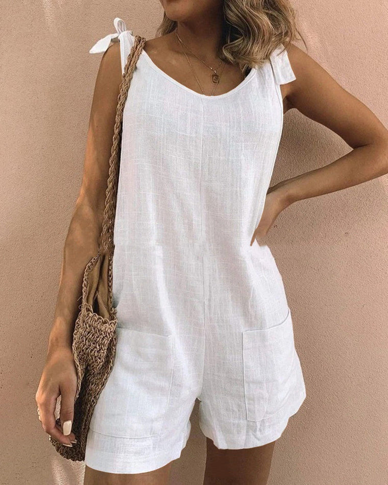 Blandine - Combinaison Sans Manches Tendance Pour Un Look Minimaliste