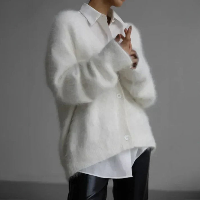 Gabrielle - Cardigan Cachemire Élégant Confortable Femme
