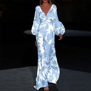 Anaïs - Robe Élégante Avec Col En V Et Coupe Fluide