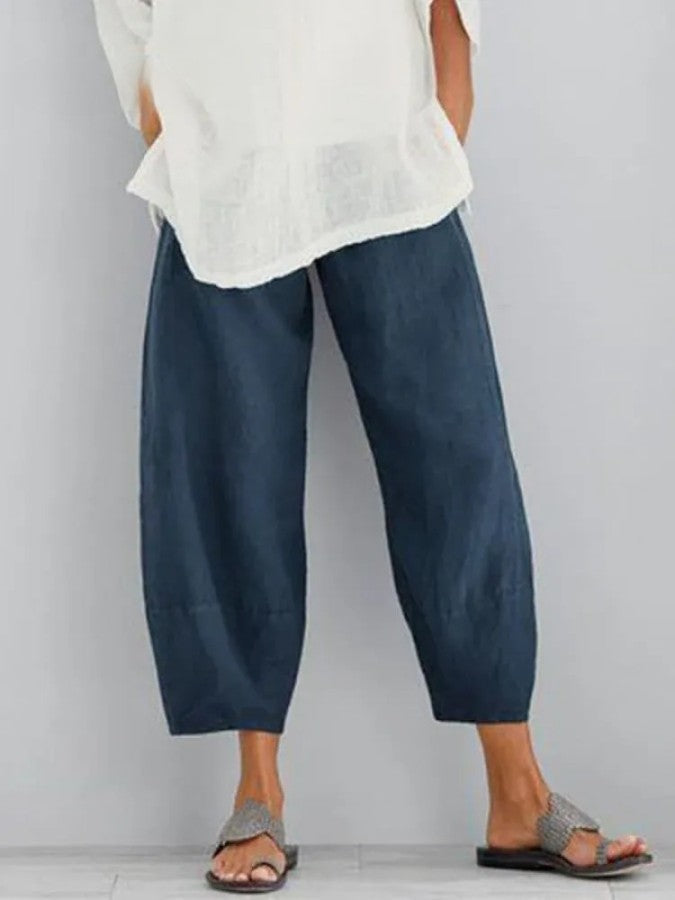 Claudine - Pantalon léger en lin femme