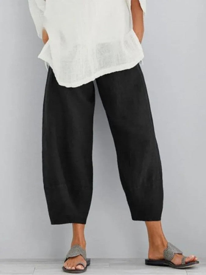 Claudine - Pantalon léger en lin femme