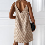 Delphine - Robe Franges D'Été Chic