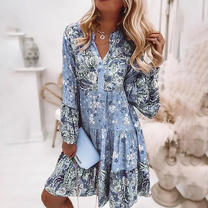 Céline - Robe Bohème D'Été Stylée