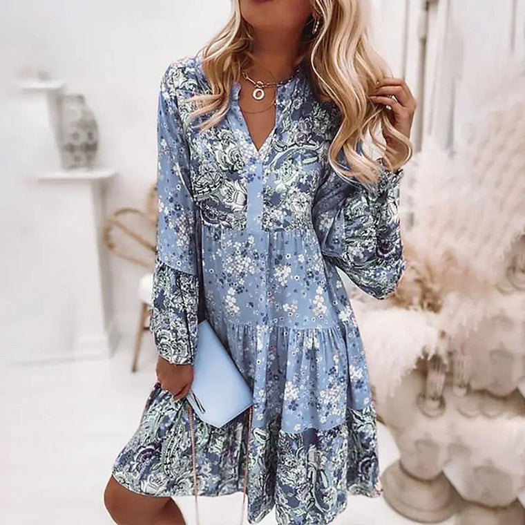 Céline - Robe Bohème D'Été Stylée