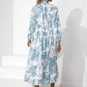 Marine - Robe Maxi D'Été Élégante