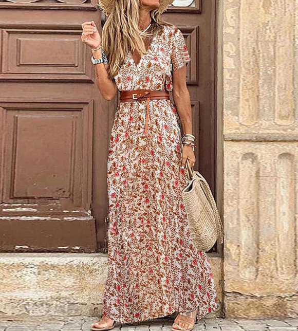 Léa - Robe Maxi D'Été Chic