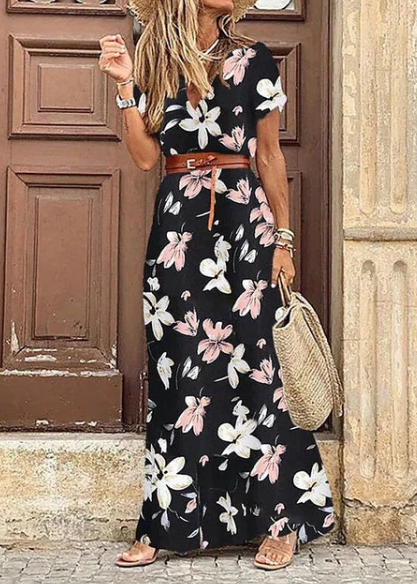 Léa - Robe Maxi D'Été Chic