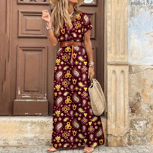 Léa - Robe Maxi D'Été Chic