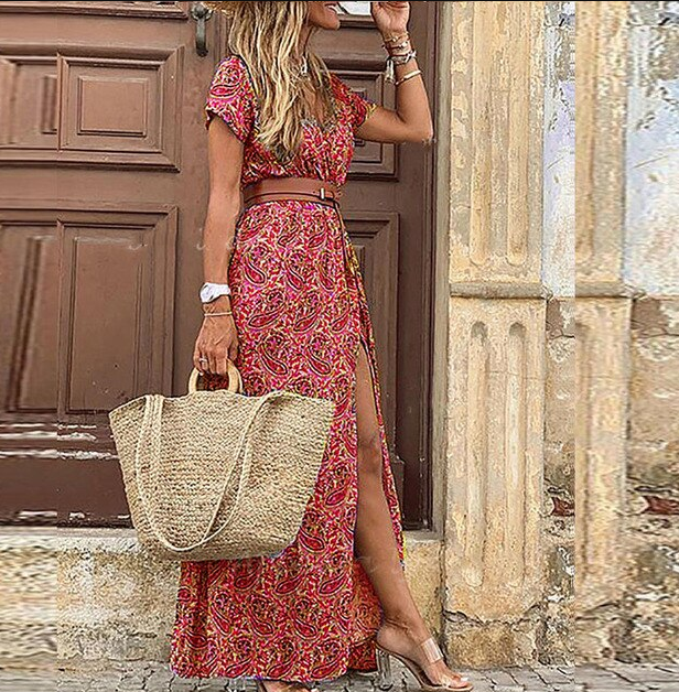 Léa - Robe Maxi D'Été Chic
