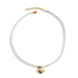 Collier perle planete — Doumira
