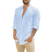 Olivier - Chemise Lin Manches Longues Chic Homme