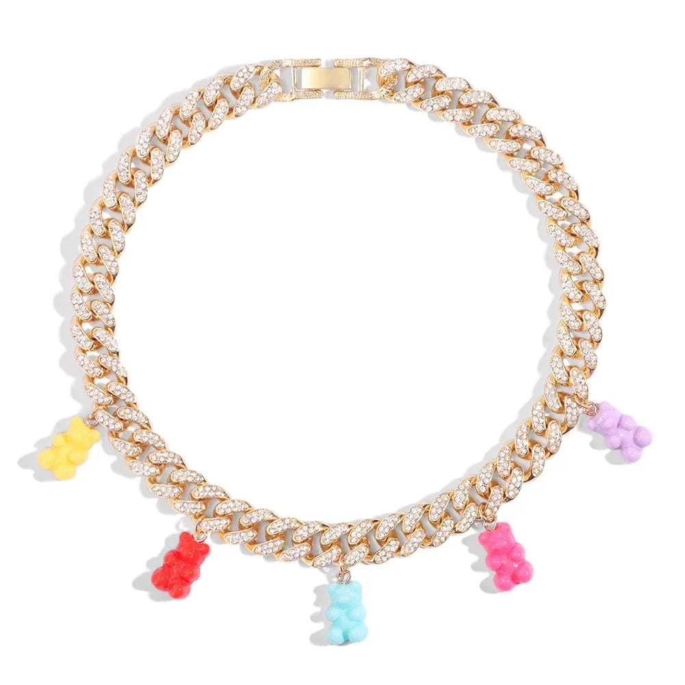 Collier ourson bonbon — Doumira
