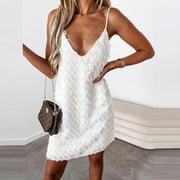 Delphine - Robe Franges D'Été Chic
