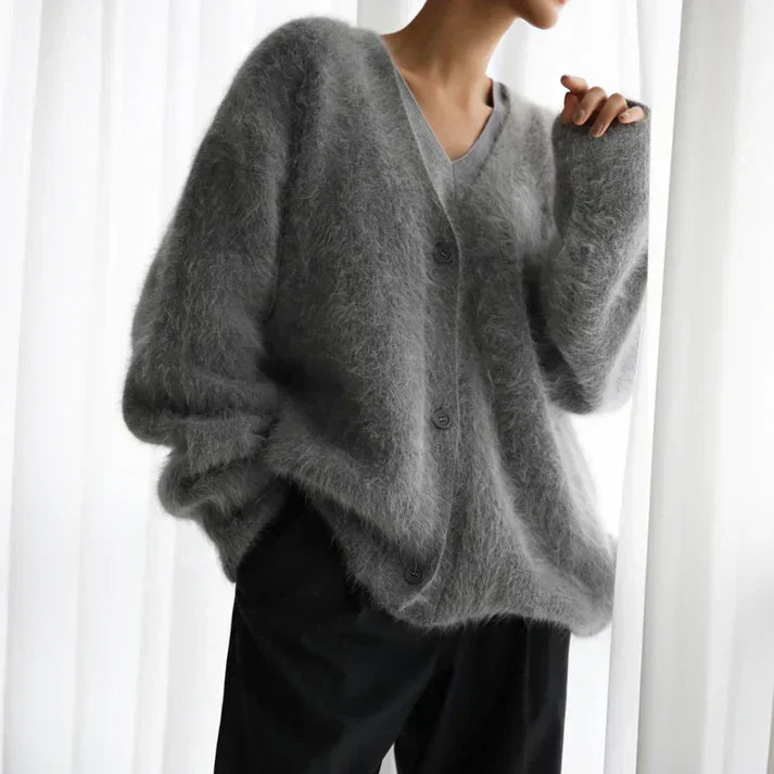 Gabrielle - Cardigan Cachemire Élégant Confortable Femme