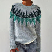 Elina - Pull automne vintage femme