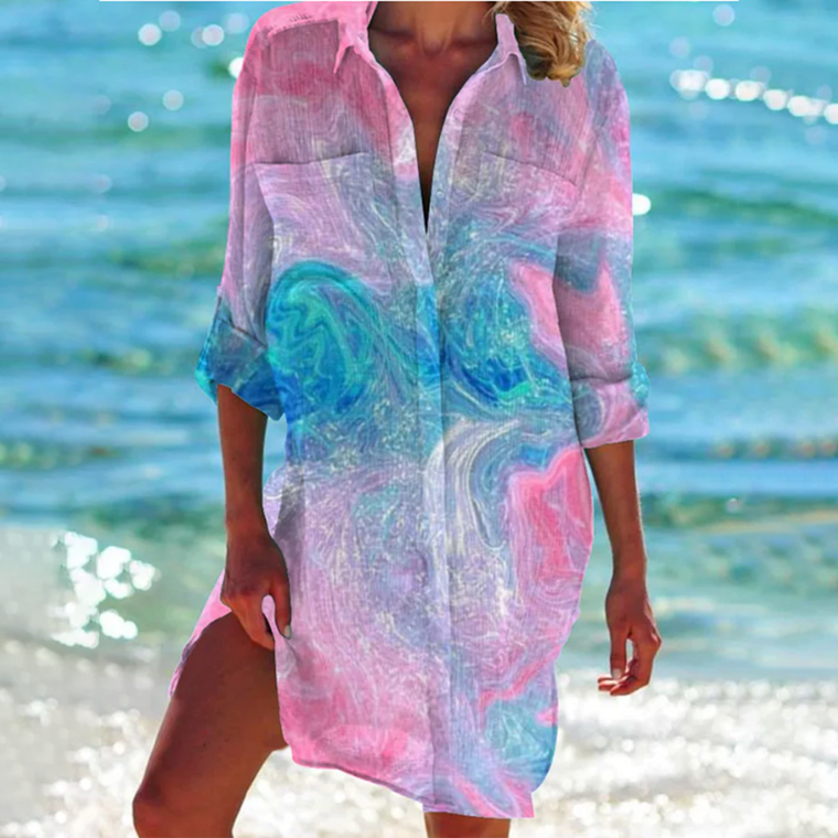 Robe Chemise Imprimée pour Femme | Style Estival