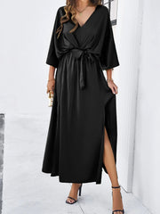 Julie - Robe Maxi Satinée Chic Femme