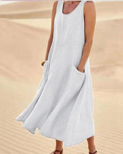 Isaline - Robe En Coton Légère Avec Poches