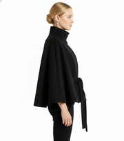 Sofia – Manteau laine femme à col élégant
