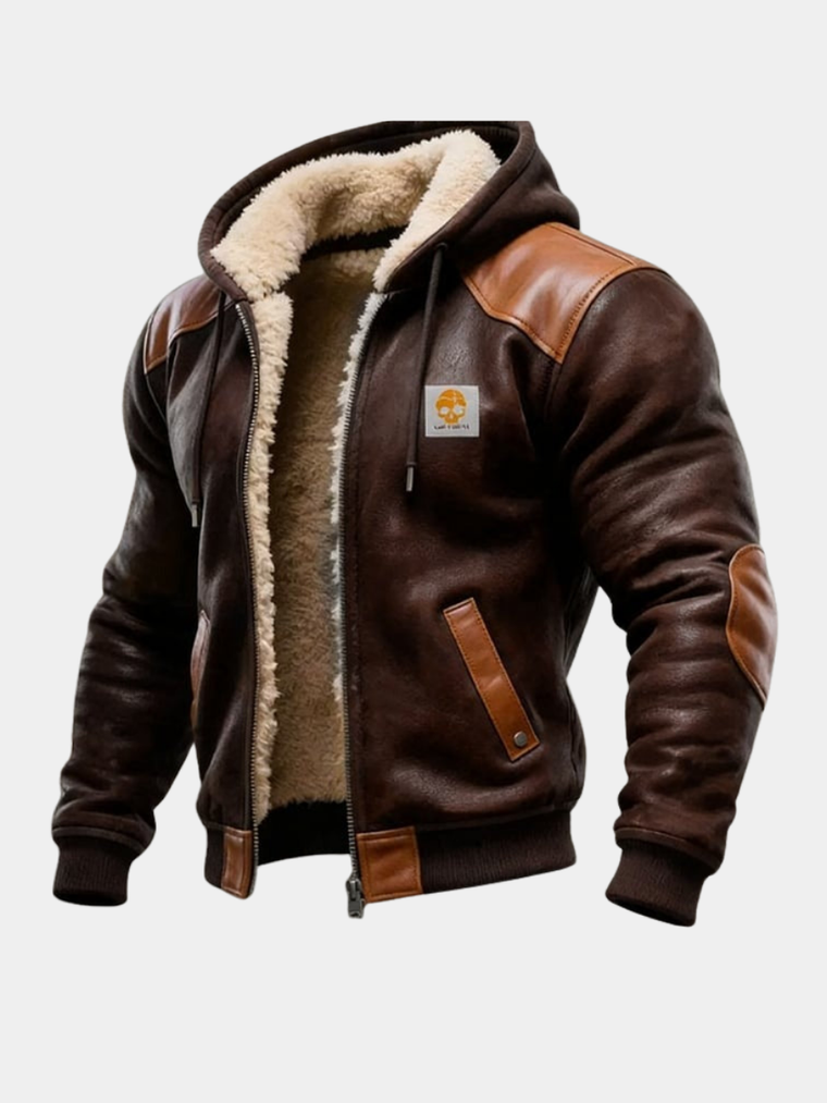 Damien – Veste homme vintage en daim