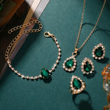 Ensemble de Bijoux Elisandre Vermont | Or — Doumira
