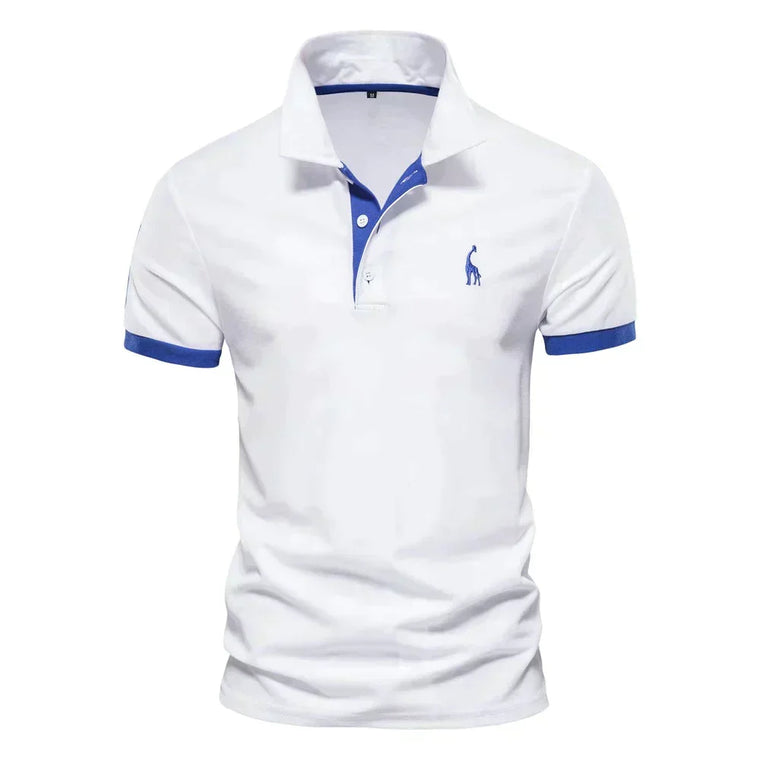 Christophe - Polo Brodé Manches Courtes Sport Homme