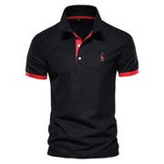 Christophe - Polo Brodé Manches Courtes Sport Homme
