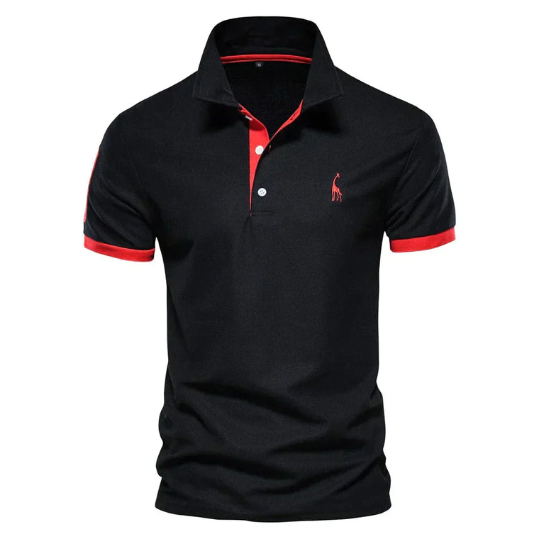 Christophe - Polo Brodé Manches Courtes Sport Homme
