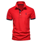 Christophe - Polo Brodé Manches Courtes Sport Homme