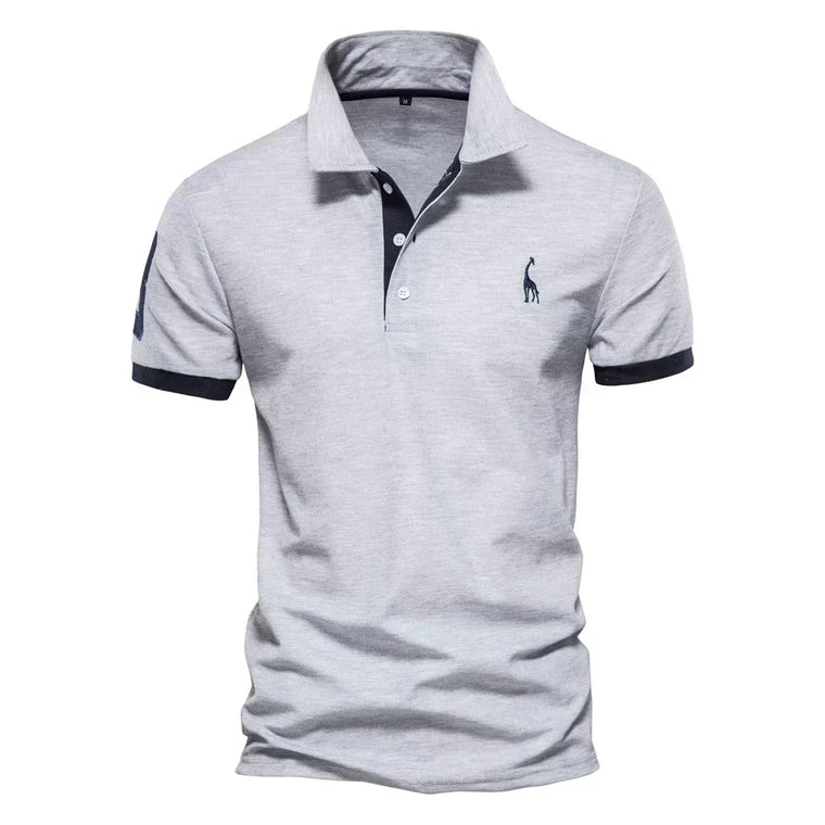 Christophe - Polo Brodé Manches Courtes Sport Homme