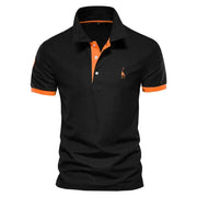 Christophe - Polo Brodé Manches Courtes Sport Homme