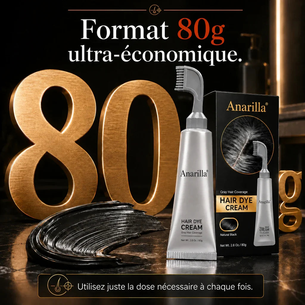 ColorComb démonté avec son peigne applicateur lavable