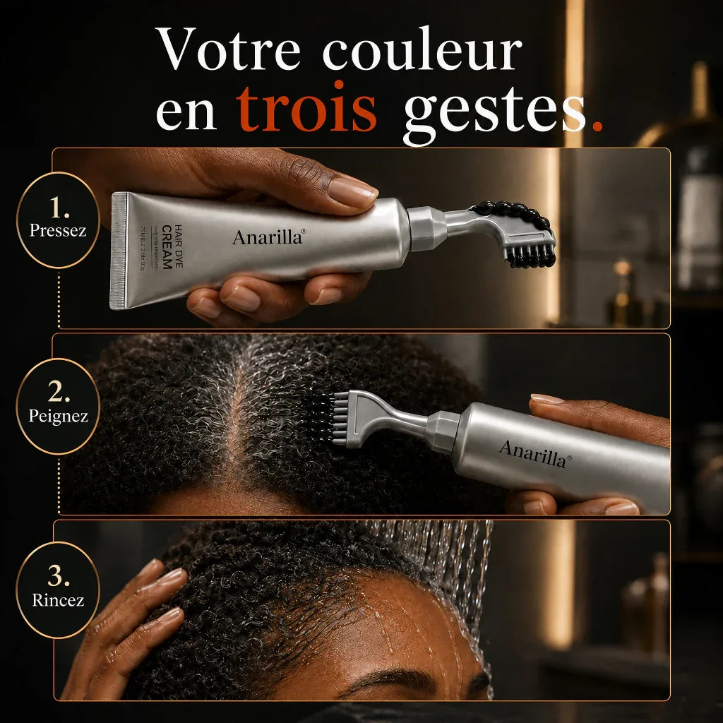 Application précise de ColorComb mèche par mèche