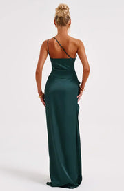 Delphine - Robe Satinée De Soirée