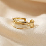 Bague Sculpturale en Or — Doumira
