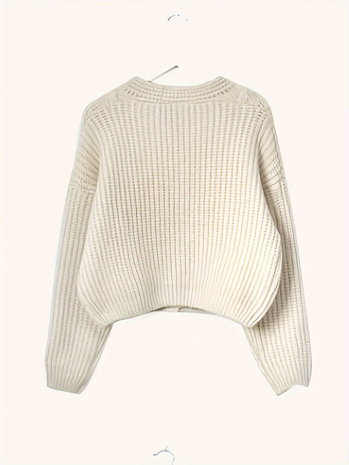 Florence - Cardigan Élégant Torsadé Grosse Maille