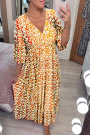 Zénaïde - Robe Maxi Avec Col En V Et Jupe Fluide Pour Une Allure Estivale